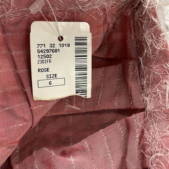 NWT Women’s Chaiken & Capone Pink & White Viscose Silk Stylish Skirt (6) GI17 - Picture 12 of 12